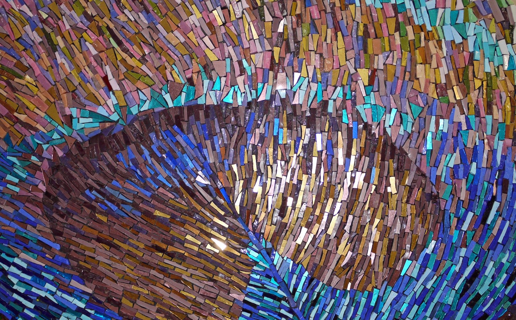 Peacock Feather Mosaic
